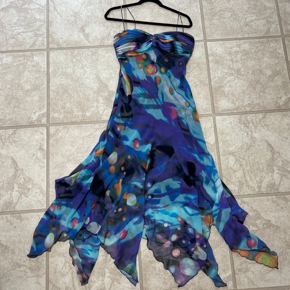 Trendy Multicolor Spring/Summer Flowy Maxi Dress